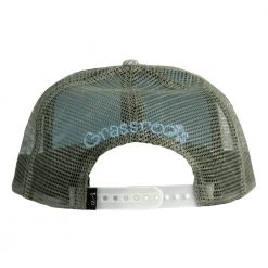 Grassroots California Removable Bear Gray Wolf Mesh Snapback Hat