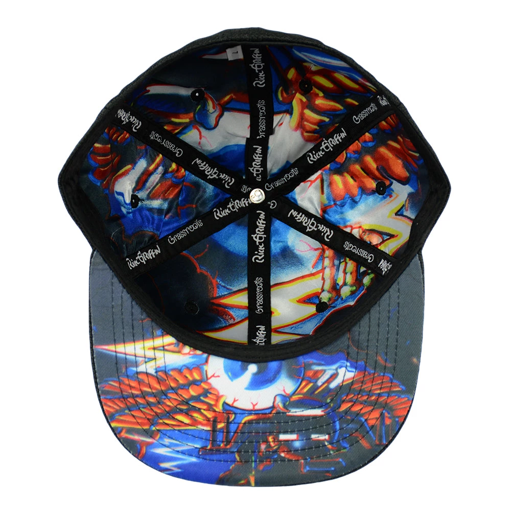 Grassroots California Rick Griffin Hopi Mask Black Fitted Hat 4 Grassroots California Rick Griffin Hopi Mask Black Fitted Hat