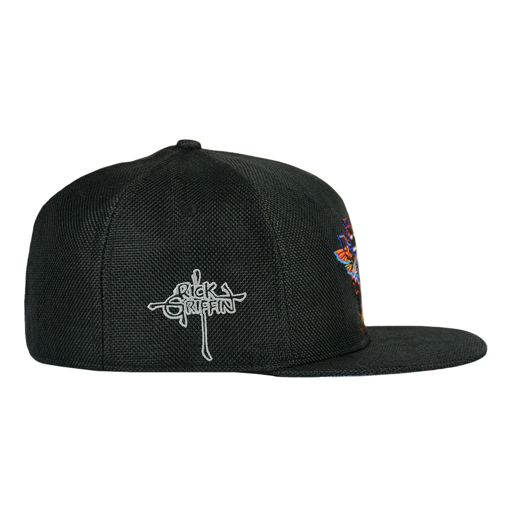 Grassroots California Rick Griffin Hopi Mask Black Fitted Hat 6 Grassroots California Rick Griffin Hopi Mask Black Fitted Hat