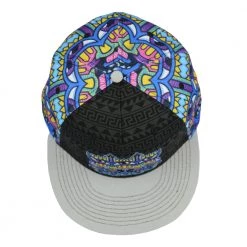 Grassroots California Chris Dyer Harmoneyes Blue Pattern Fitted Hat New