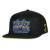 Grassroots California Chris Dyer Harmoneyes Blue Black Snapback Hat New