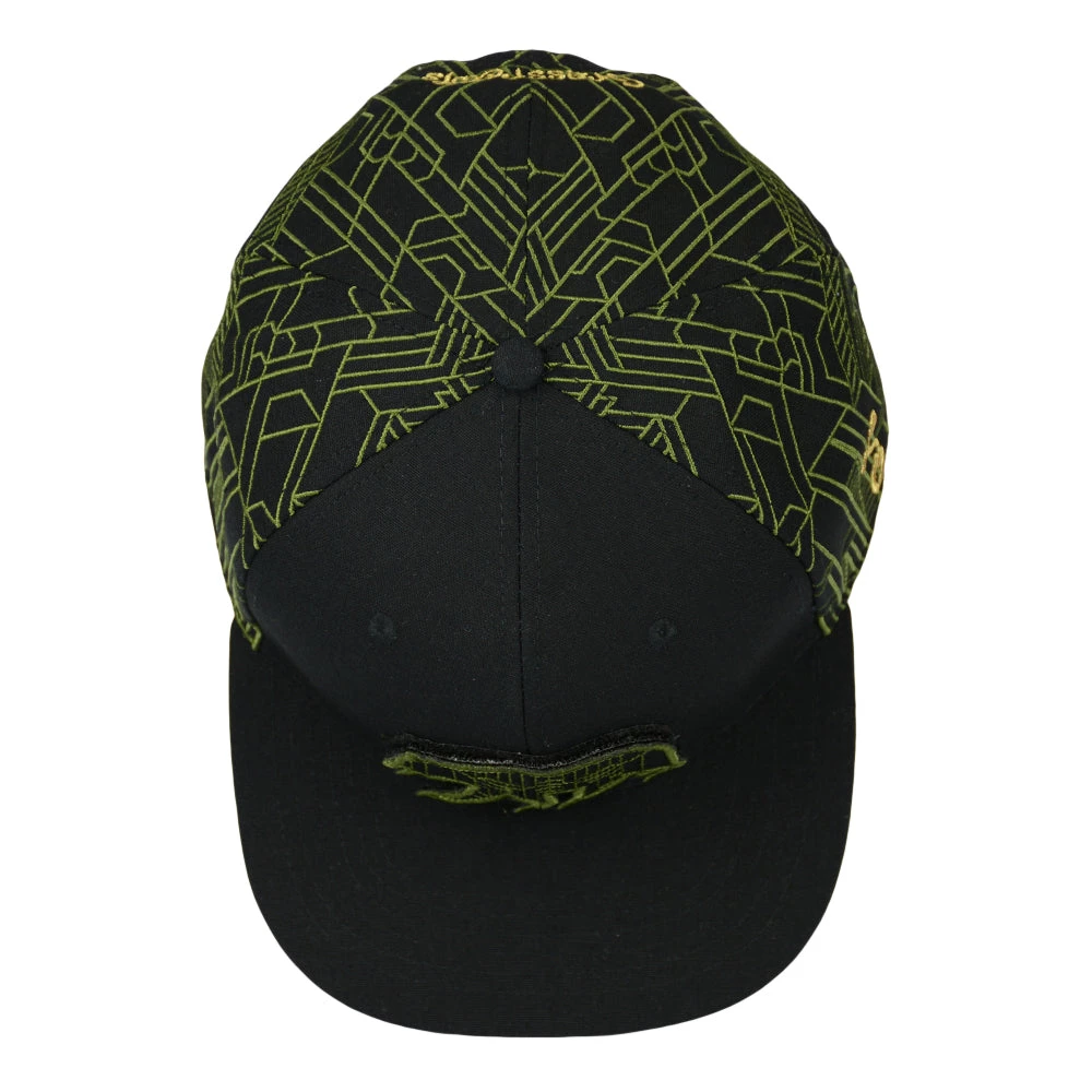Grassroots California Removable Bear Digital Labyrinth Black Snapback Hat 7 Grassroots California Removable Bear Digital Labyrinth Black Snapback Hat