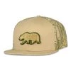 Grassroots California Removable Bear Digital Labyrinth Tan Snapback Hat New 2 Grassroots California Removable Bear Digital Labyrinth Tan Snapback Hat New