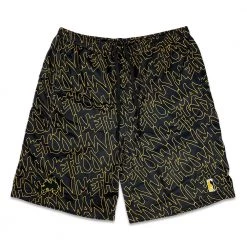 Grassroots California New Method Man Killa Bees Script Mesh Shorts